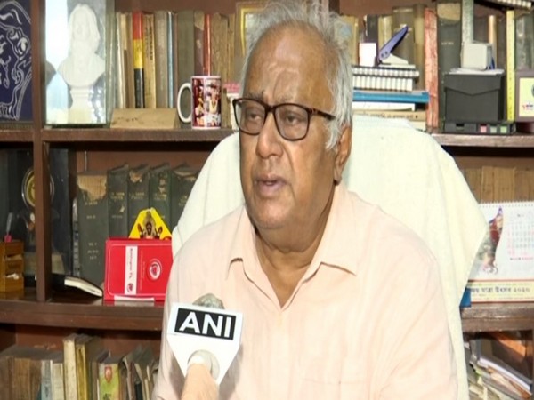 TMC MP Saugata Roy speaking to ANI in Kolkata on Monday. Photo/ANI