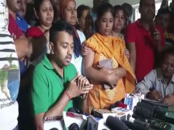 BJP leader Mukul Roy's son Subhrangshu Roy speaking to reporters in North 24 Parganas on Friday. (Photo/ANI)