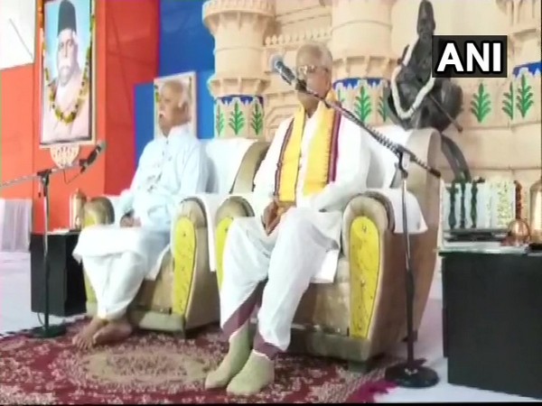 RSS chief Mohan Bhagwat present at the Akhil Bharatiya Pratinidhi Sabha three day meet in Gwalior