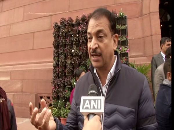 Rajiv Pratap Rudy speaking to ANI in New Delhi on Friday. Photo/ANI