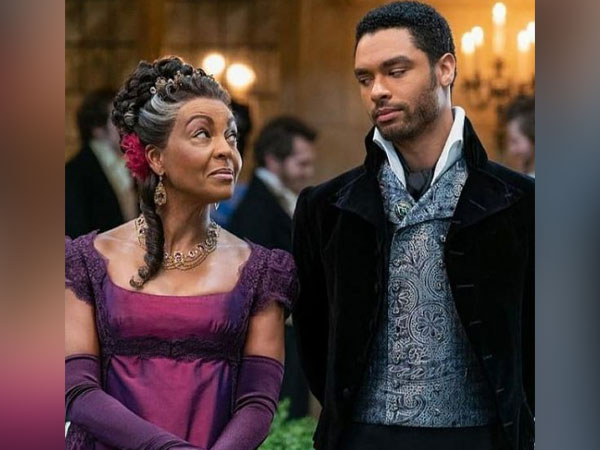 Adjoa Andoh, Rege-Jean Page in a still from 'Bridgeton' (Image Source: Instagram)