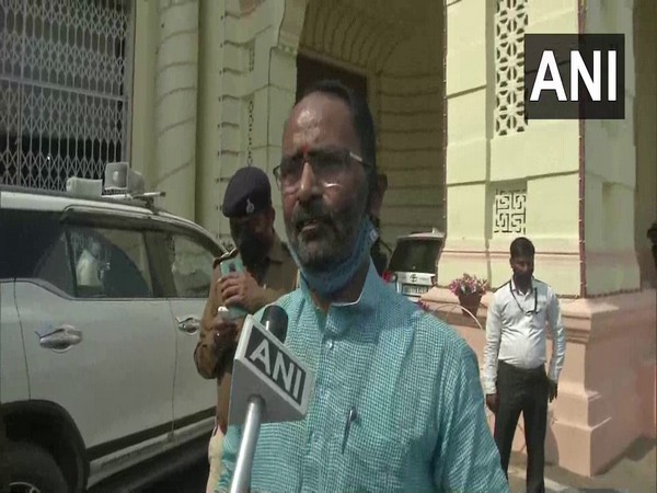  Sanjay Mayukh, Bihar MLC speaking to ANI on Wednesday. (Photo/ANI)