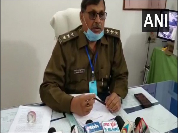 Bharat Dubey speaking to reporters in Shahdol [Photo/ANI]