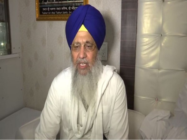 Gobind Singh Longowal speaking to reporters in Amritsar on Wednesday. Photo/ANI