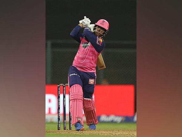 Shimron Hetmyer during his unbeaten 59-run knock against Lucknow Super Giants (Image: IPL Twitter)