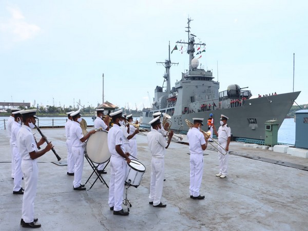 BNS Somudra Avijan arrives at Visakhapatnam to Commemorate Swarnim Vijay Varsh