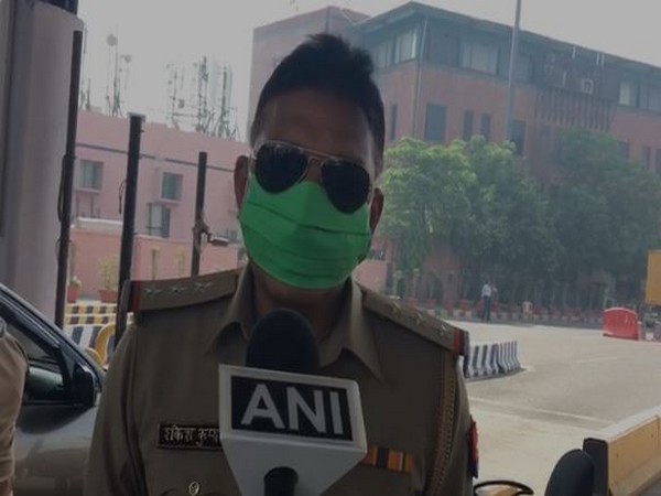 Rakesh Singh, SHO speaks to ANI in Noida on Tuesday. [Photo/ANI] Tuesda