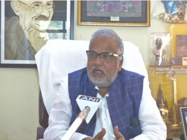 Bihar rural development minister Shravan Kumar speaking to ANI in Patna on Thursday. Photo/ANI