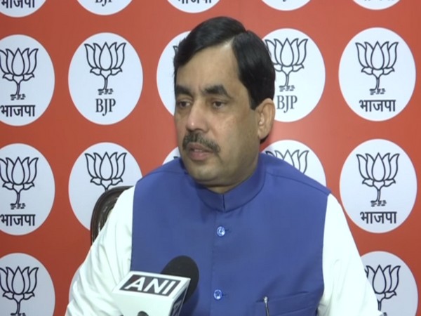    Bharatiya Janata Party (BJP) leader Shahnawaz Hussain talking to ANI on Saturday.