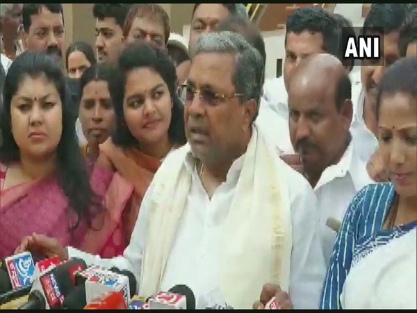 Congress leader Siddaramaiah speaks to ANI on Wednesday [Photo/ANI]