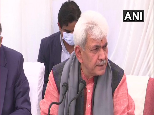 Jammu and Kashmir Lieutenant Governor Manoj Sinha (Photo/ANI)