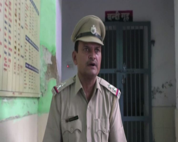 Narendra Singh, Sub-inspector GRP Rohtak speaking to ANI on Sunday. Photo/ANI