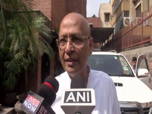 Congress spokesperson Abhishek Manu Singhvi speaking to reporters in New Delhi on Thursday. Photo/ANI