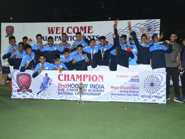 Army Boys Sports Company after winning HI Sub Junior Men Academy National Championship 2022 (Image: HI)