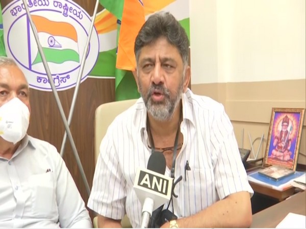 Karnataka Pradesh Congress Committee President DK Shivakumar. [Photo/ANI]