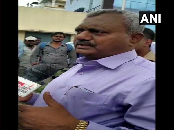 Rebel Karnataka Congress MLA ST Somashekhar while speaking to ANI on Thursday. Photo/ANI