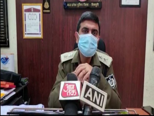 Shivpuri SP Rajesh Singh Chandel. (Photo/ ANI)