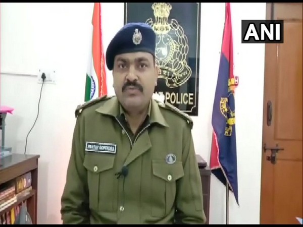 Superintendent of Police (SP) Baghpat Pratap Gopender Yadav speaking to reporters on Thursday. Photo/ANI