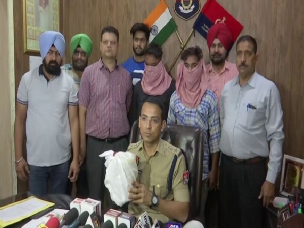 SSP (Rural) Vikramjeet Singh Duggal addressing mediapersons on Thursday. Photo/ANI