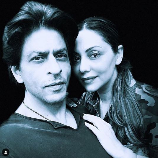 Shah Rukh Khan with wife Gauri Khan (Image Courtesy: Instagram)