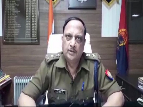 SSP Sudhir Kumar Singh speaking to reporters in Ghaziabad on Thursday. Photo/ANI