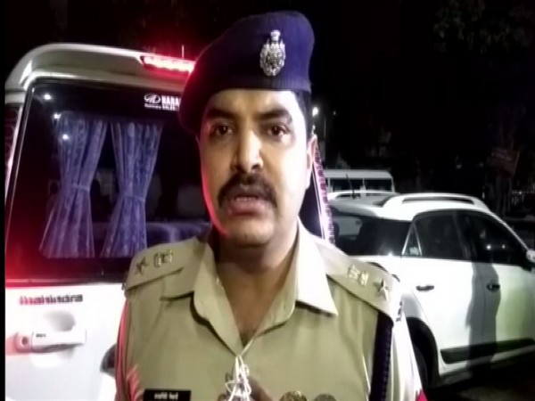 Senior Superintendent of Police (Lucknow) Kalanidhi Naithani speaking to reporters on Sunday