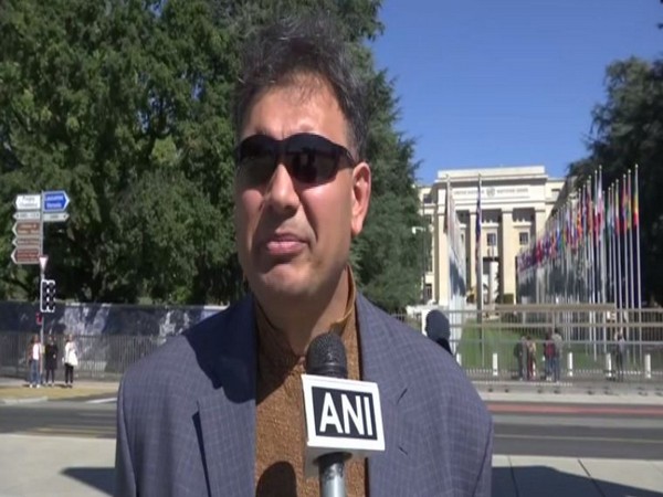 Senge H Sering, a Director at the Institute of Gigit Baltistan Studies in Washington, speaking to ANI