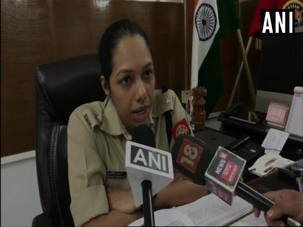 Superintendent of Police, Subhasshini Shankaran speaking to reporters in Dibrugarh, Assam on Wednesday.