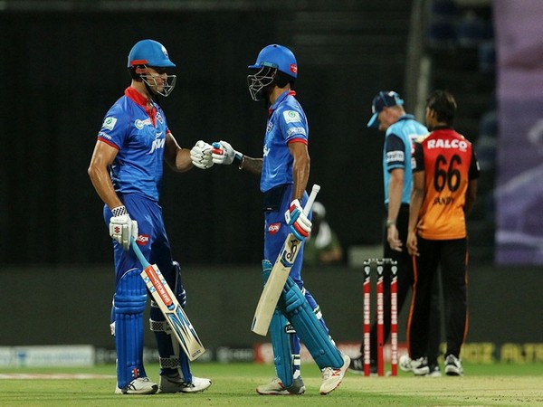 Shikhar Dhawan and Marcus Stoinis (Photo: BCCI/ IPL)