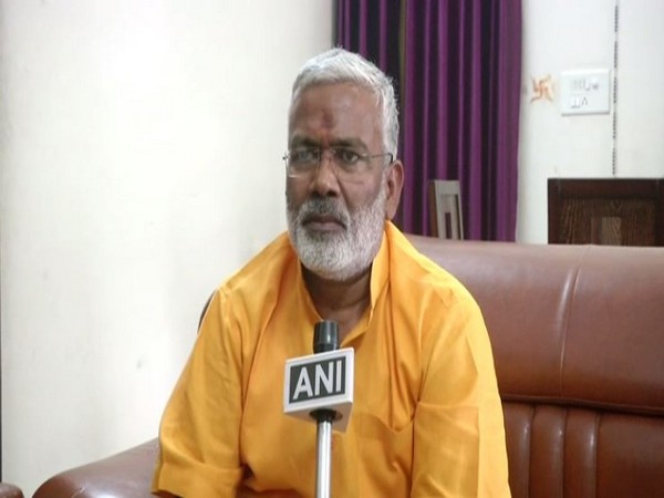 power minister Swatantra Dev Singh speaking to media on Tuesday in Lucknow. Photo/ANI