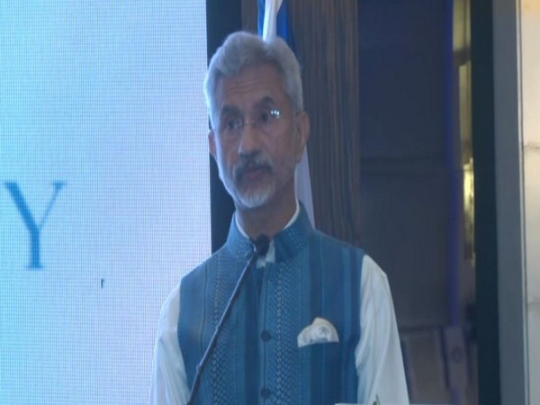 External Affairs Minister S Jaishankar addressing at the celebration of 74 years of independence of Israel