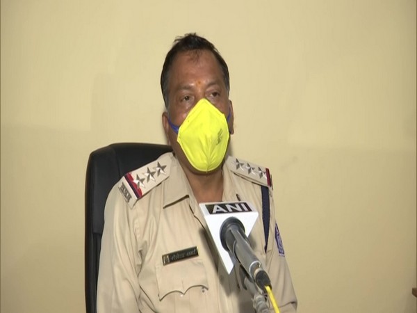 S Sharma, Station-In charge, Bagsewaniya, Bhopal. (Photo/ANI)