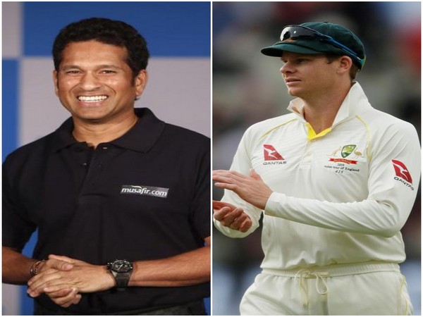 Sachin Tendulkar (L) and Steve Smith (R)