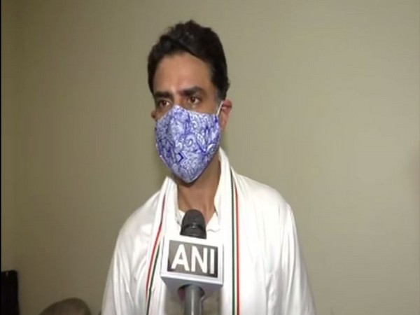 Congress leader Sachin Pilot speaking to ANI on Tuesday. (Photo/ANI)
