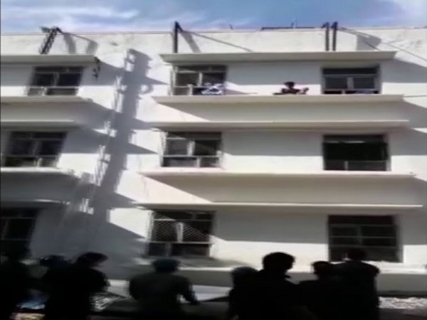 A visual from Safdarjung Hospital. Photo/ANI