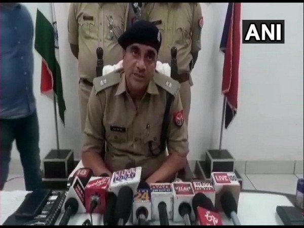 Saharanpur SP (rural) while talking to media reporters. 