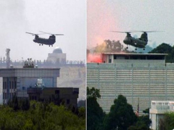 Two pictures depicting US evacuation from Kabul and Saigon (Twitter)