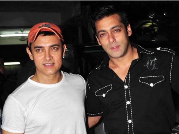 Actors Salman Khan and Aamir Khan (Picture Courtesy -- Salman Khan Twitter)