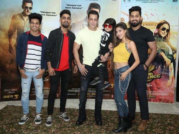 Likee influencers with Salman Khan