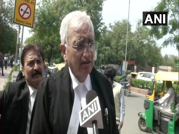 Senior lawyer and Congress leader Salman Khurshid speaking to ANI on Thursday. Photo/ANI