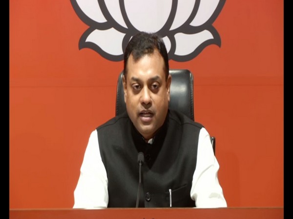 BJP spokesperson Sambit Patra addressing a press conference in New Delhi on Monday (Photo/ANI)