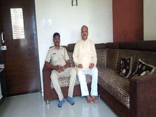 Malegaon blast accused Samir Kulkarni provided security at his residence in Pune. Photo/ANI