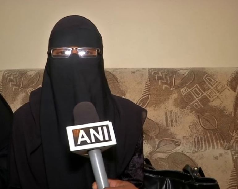 Sana Tabassum speaking to ANI in Hyderabad on Saturday. Photo/ANI