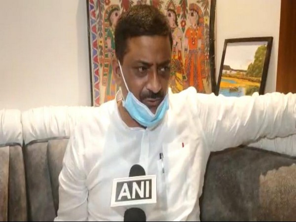 Bihar Water Resources Minister Sanjay Kumar Jha. (Photo/ANI)