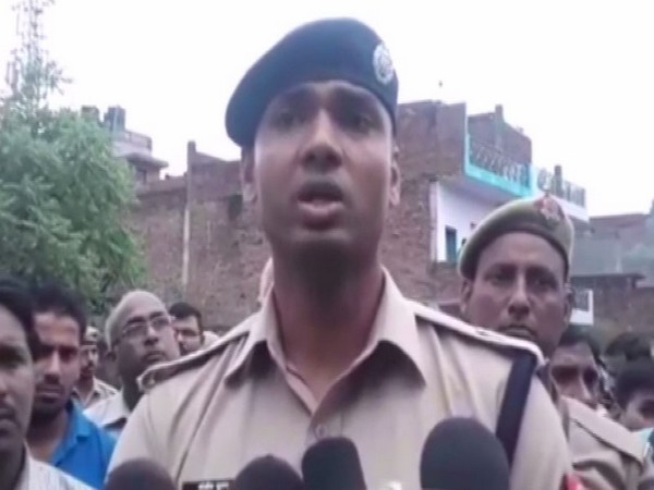 Kanpur West SP Sanjiv Suman while talking to reporters on Thursday. Photo/ANI