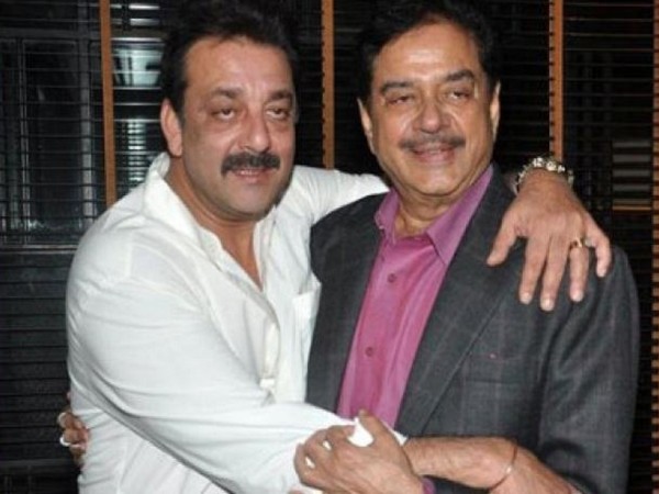 Bollywood actors Sanjay Dutt and Shatrughan Sinha (Image source: Twitter) 