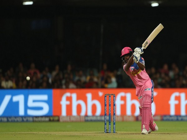 Sanju Samson was awarded man of the match as he played a knock of 91 runs in 48 balls. (Photo/Rajasthan Royals Twitter)