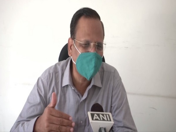 Delhi Health Minister Satyendar Jain speaking to ANI on Tuesday. [Photo/ANI]