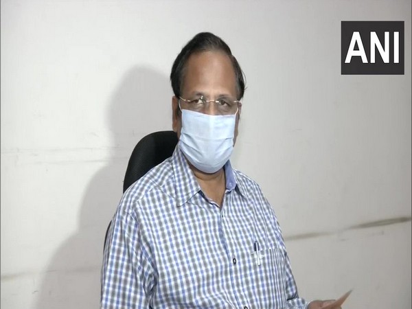 Delhi Health Minister, Satyendar Jain, talking to ANI.
