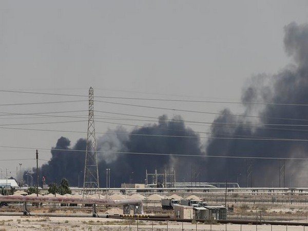 The drone attack on Saturday sparked huge fires at Saudi Aramco oil facilities (File photo)